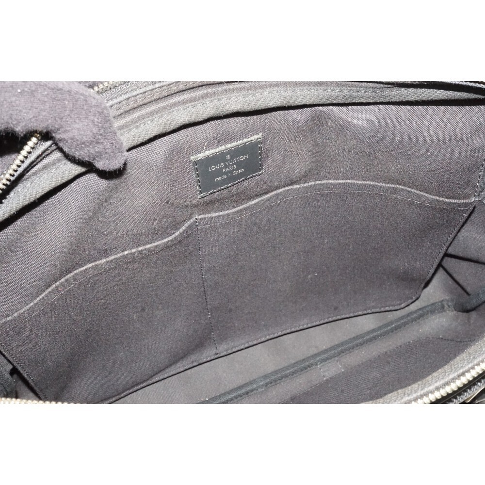 Louis Vuitton Porte Documents Voyage Damier Graphite Black